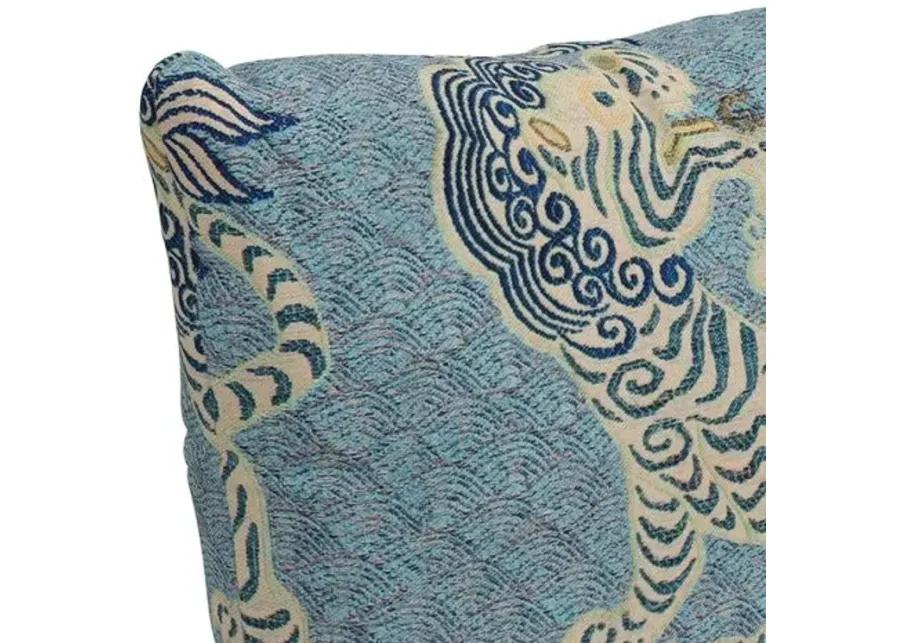 Chang Pillow - Blue Lion