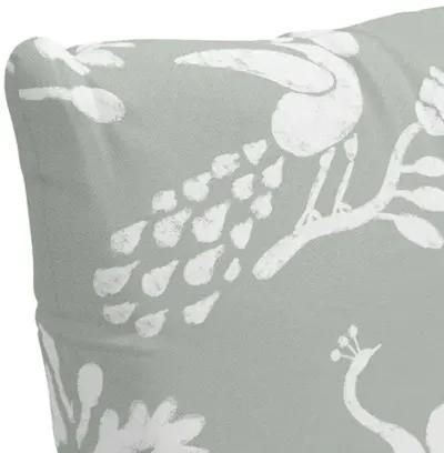 Scarlett Peacock Pillow - Mist