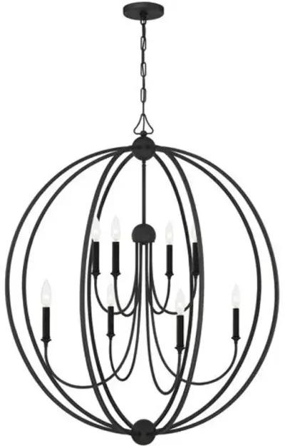 Sylvan Chandelier - Black Forged - Crystorama