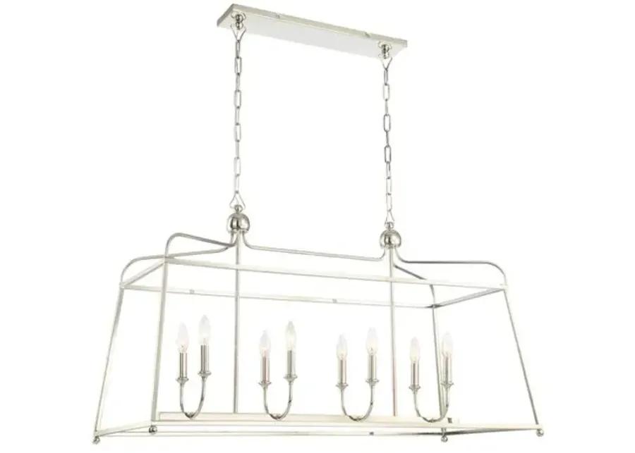 Sylvan Linear Chandelier - Crystorama - Silver