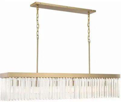 Emory Linear Chandelier - Crystorama - Gold