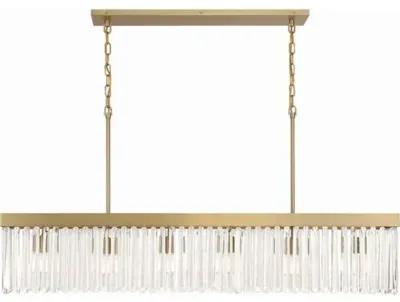 Emory Linear Chandelier - Crystorama - Gold