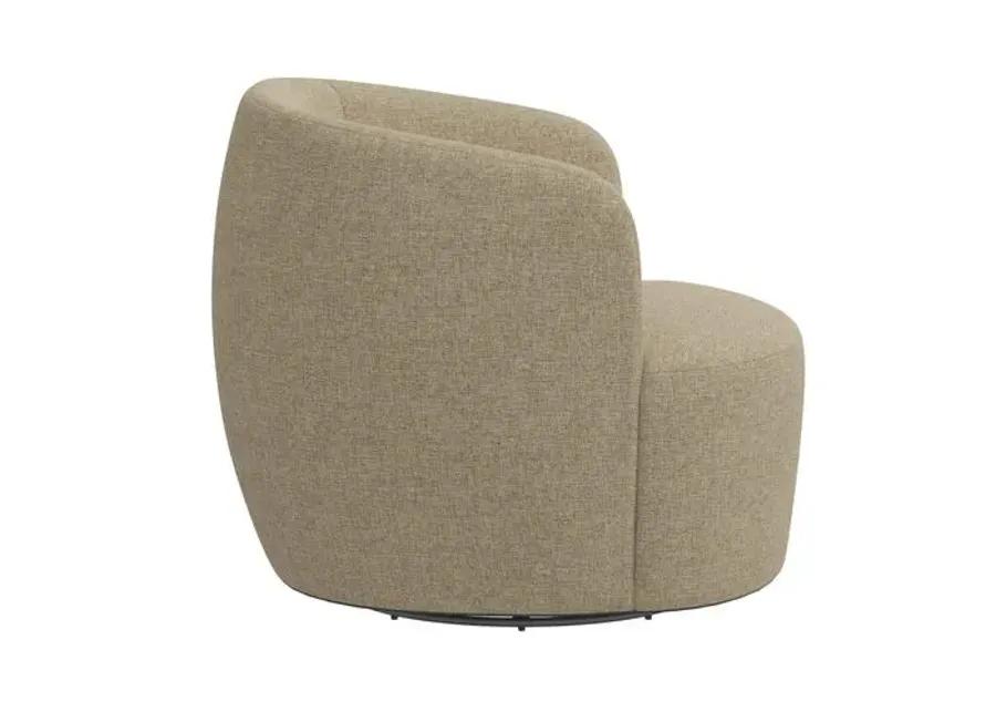 Chester Swivel Chair - Textured Linen