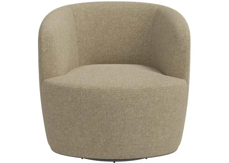 Chester Swivel Chair - Textured Linen