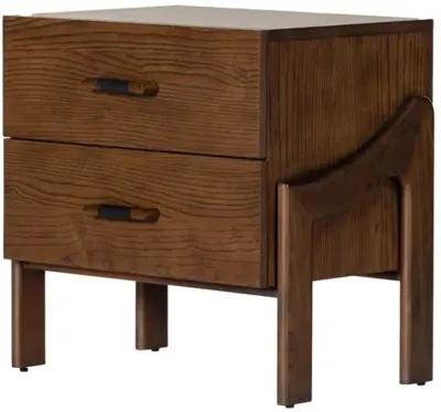 Ocanto Nightstand - Terra Brown