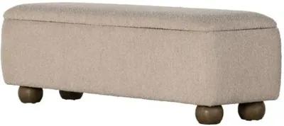 Amy Storage Trunk - Sand Boucle - Beige