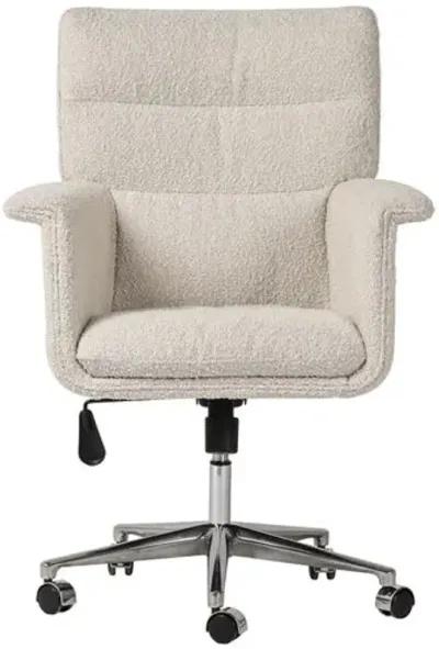 Anderson Desk Chair - Natural Boucle - Ivory