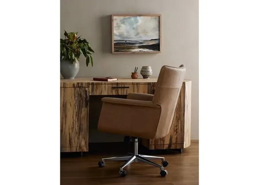 Anderson Desk Chair - Palermo Leather - Brown