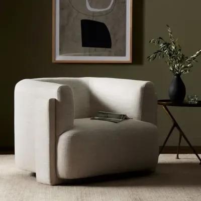 Eli Performance Accent Chair - Natural Performance - Ivory, Comfortable, Durable