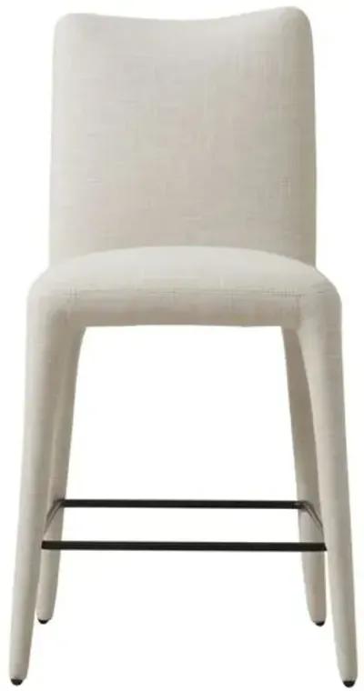 Finn Linen Counterstool - Natural - Ivory