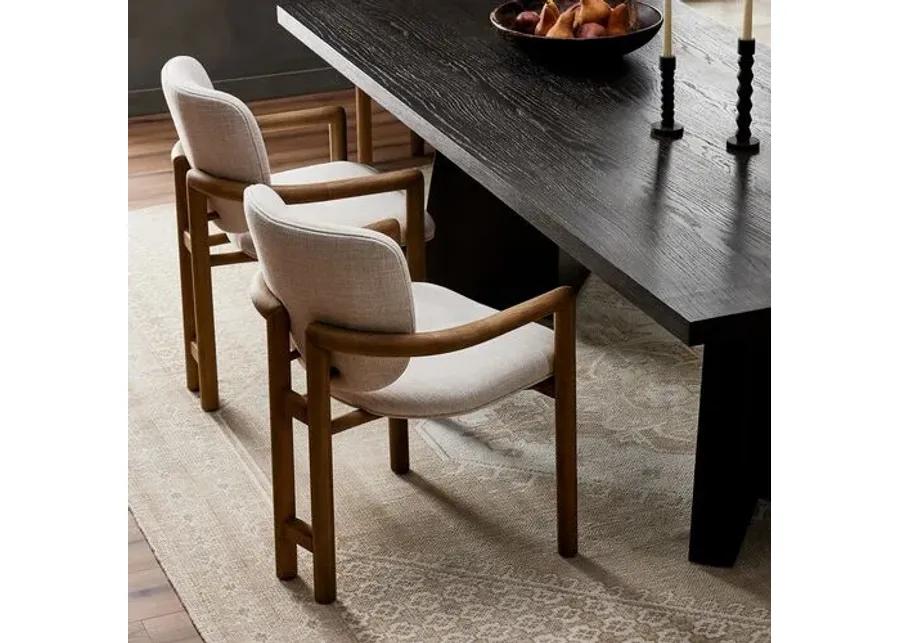 Zoey Dining Chair - Natural Performance - Ivory