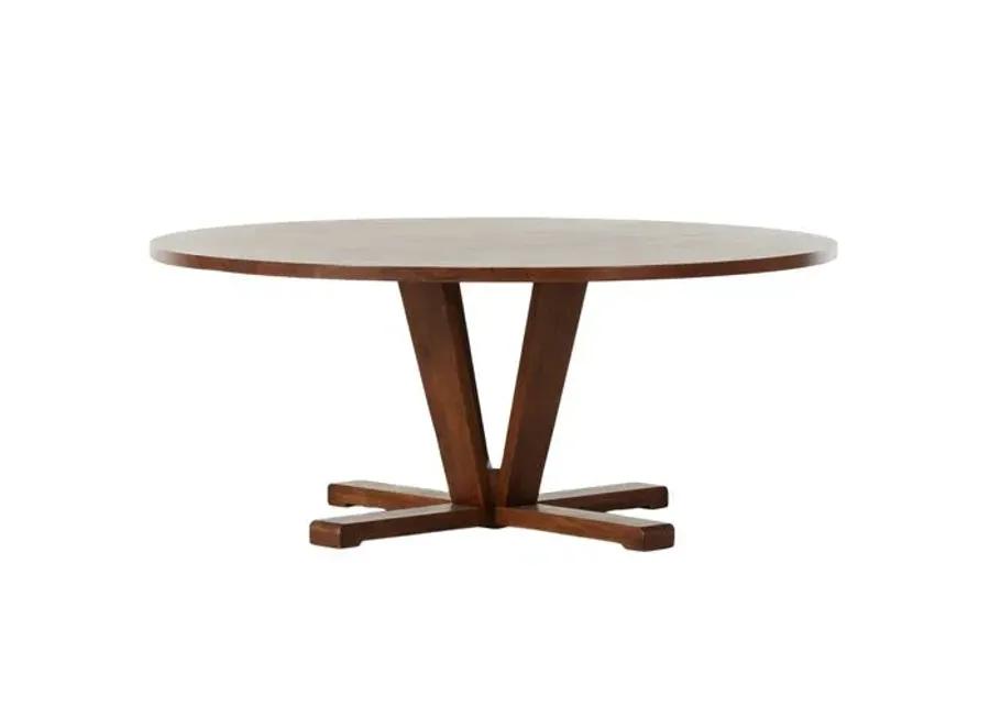 Kirk 72" Round Dining Table - Reclaimed Mango