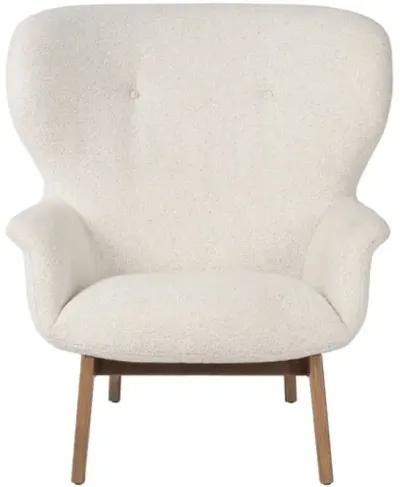 June Wingback Chair - Ivory Performance - Comfortable, Stylish