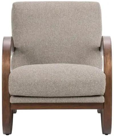 Theodore Tweed Accent Chair - Feather Grey - Gray, Comfortable, Durable, Cushioned