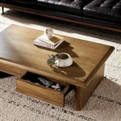 Archur Coffee Table - Weathered Parawood - Brown