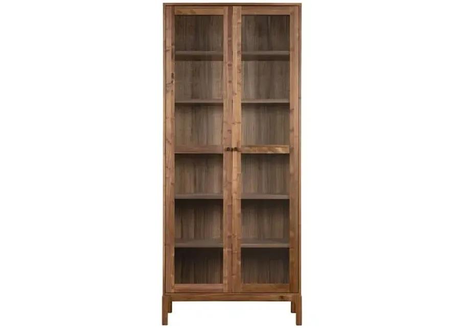 Norris Tall Cabinet - Walnut - Brown