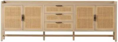 Aimee Cane 96" Sideboard - Natural Mango - Brown