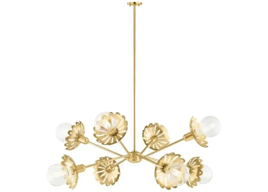 Amina Chandelier - Gold