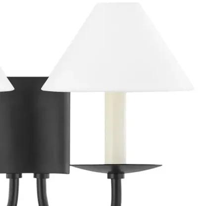 Layton 2-Light Wall Sconce - Black