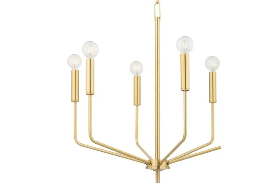 Bailey Small Chandelier - Gold