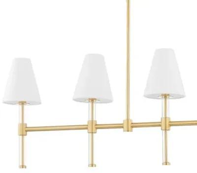 Jovie Linear Chandelier - Gold