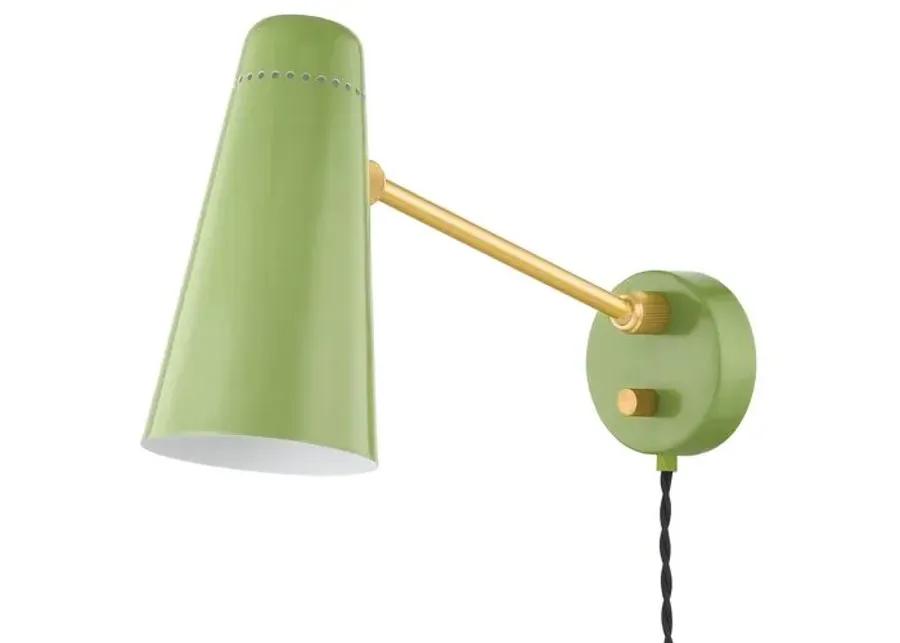 Adelaide Plug-In Wall Sconce - Gold