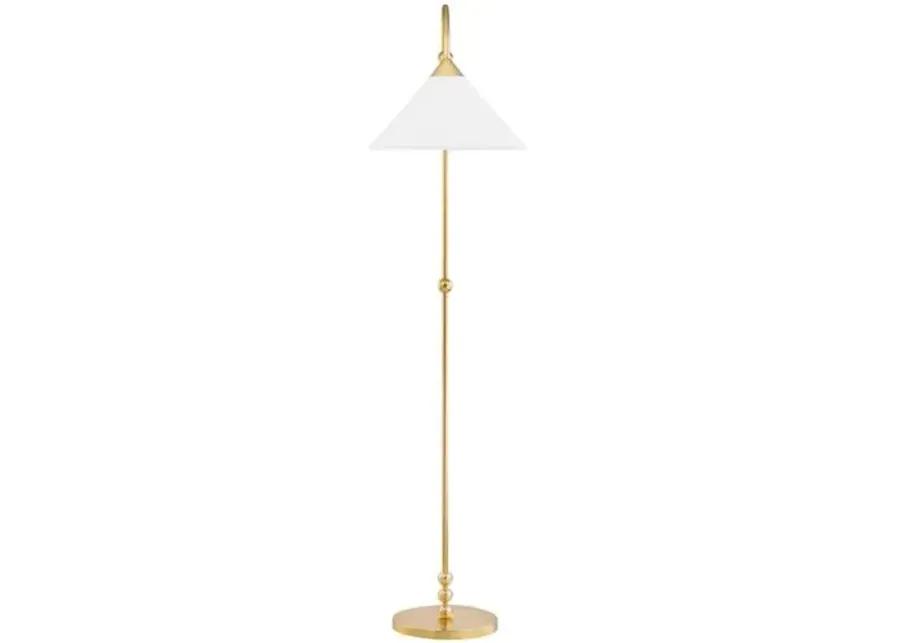 Sang Floor Lamp - Aged Brass - Dabito for Mitzi