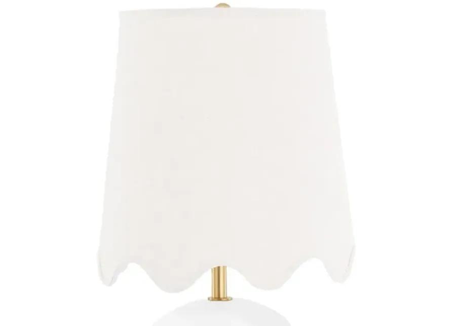 Roshani Table Lamp - Aged Brass/Matte White - Dabito for Mitzi