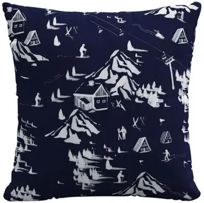 The Ski Toile Pillow