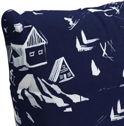 The Ski Toile Pillow