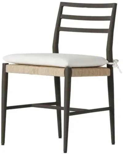 Noah Outdoor Dining Chair - Bronze/White