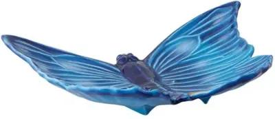 "Cloudy Butterflies" By Cláudia Schiffer Catchall Tray - Bordallo Pinheiro - Blue