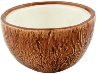 Tropical Fruits Coconut Box - Bordallo Pinheiro - Brown