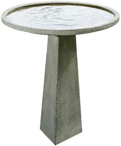 29" Aspire Birdbath - Greystone - Campania International - Gray