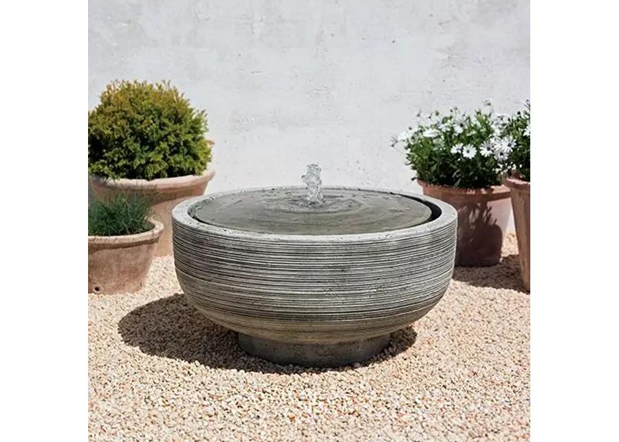 15" Girona Fountain - Alpine Stone - Campania International - Gray