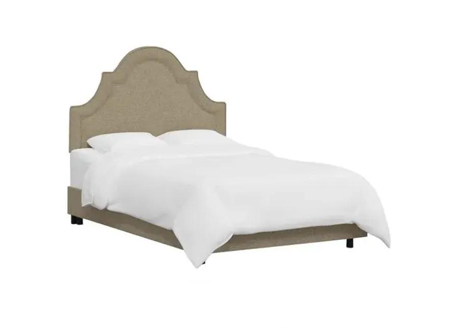 Kennedy Arched Bed - Textured Linen