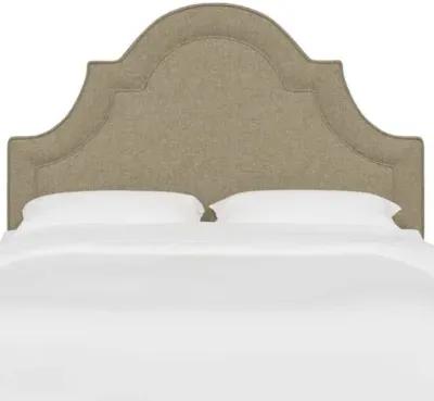 Kennedy Arched Headboard - Textured Linen