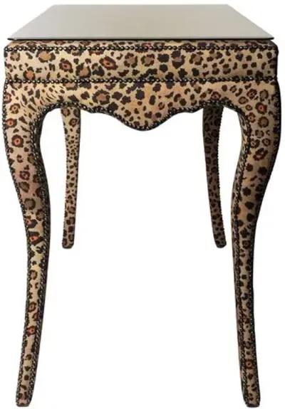 Nyala Console Table - Safari Spot Gold - Ngala Trading Co.