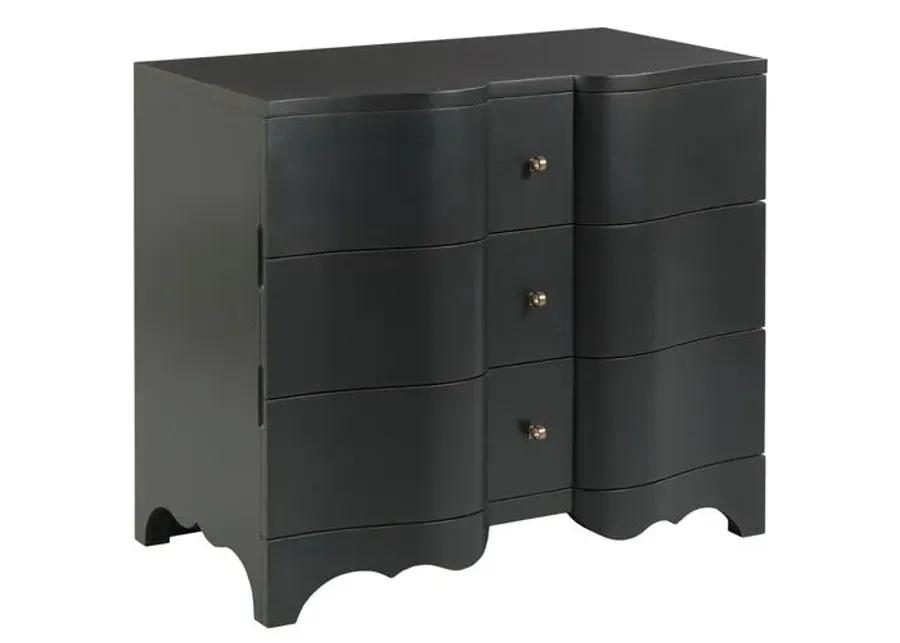 Cumberbund Bedroom Chest - Black