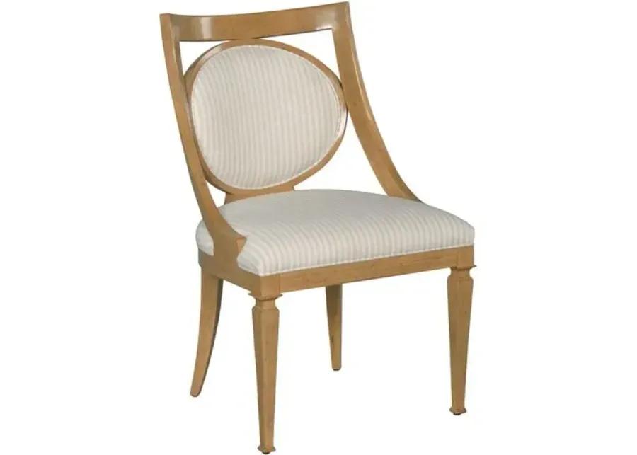 Stephen Chair - Almond/Ivory Stripe - Brown