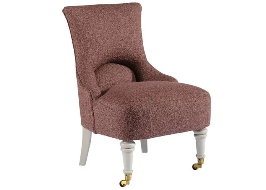 Mindy Accent Chair - Oxide Red, Comfortable, Durable