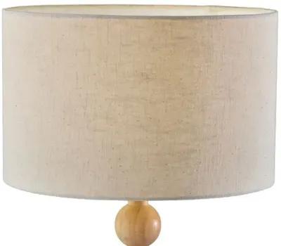 Nathan Wood Table Lamp - Beige