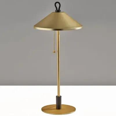 Malcolm Cone Shade Table Lamp - Gold