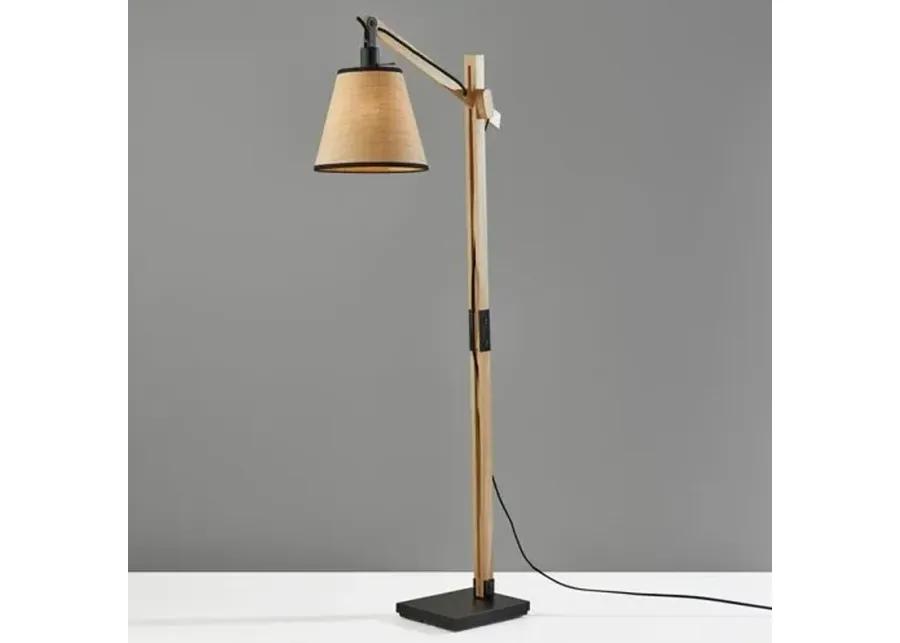 Ryder Floor Lamp - Natural/Black