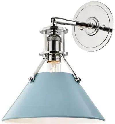 Painted No.2 Wall Sconce - Blue