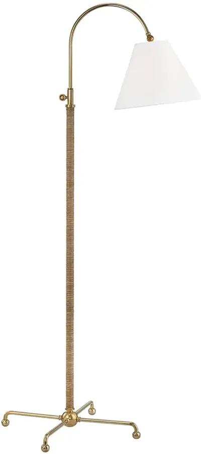 Curves No.1 Floor Lamp - Bamboo/Aged Brass