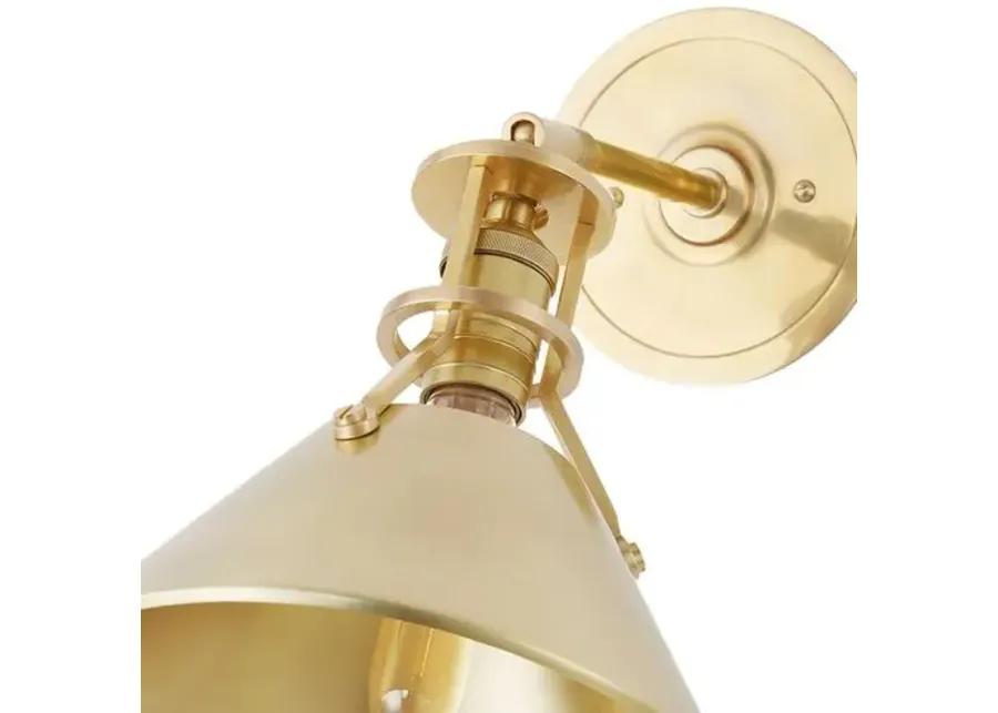 Metal No. 2 Wall Sconce - Gold