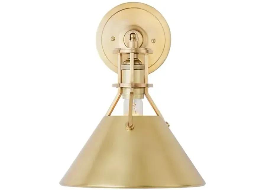 Metal No. 2 Wall Sconce - Gold