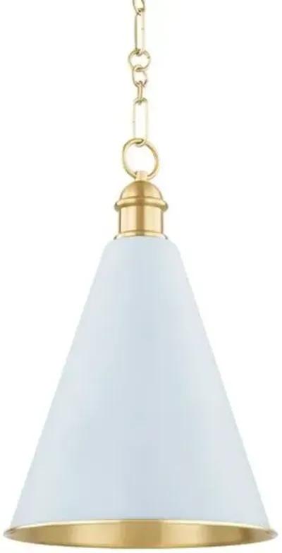 Fenimore Cone Pendant - Ariel Okin for Mitzi - Blue