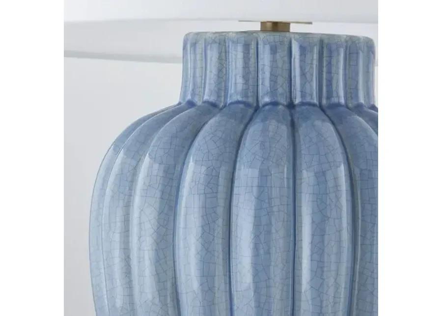 Clarendon Table Lamp - Blue Crackle - Ariel Okin for Mitzi